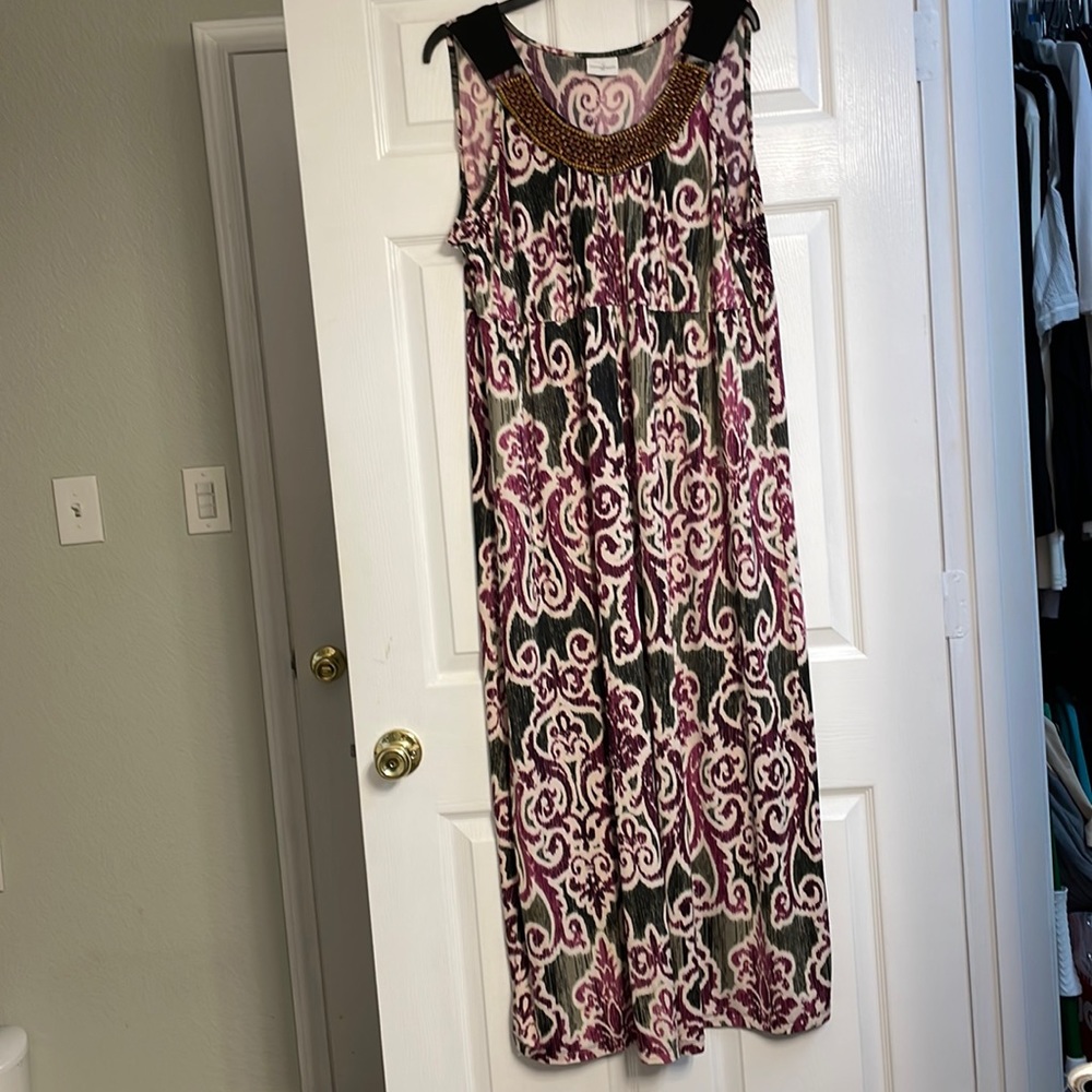 Gorgeous Jacklyn Smith Maxi dress SZ 3X soft and flowing